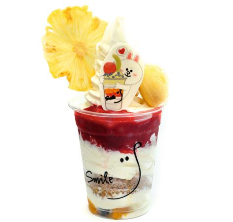 香港美食推介：HYSAN PLACE EXCLUSIVE LINE FRIENDS SMILE YOGURT限定甜品