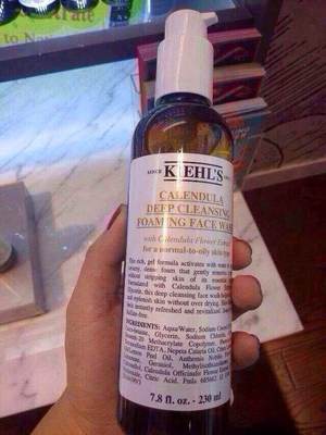 正品Kiehl's契尔氏科颜氏金盏花深层洁面泡沫2