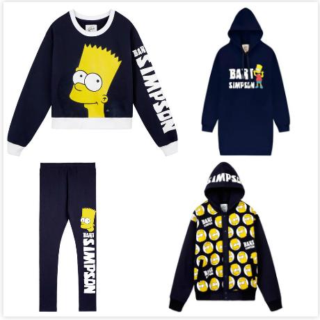 香港购物报价：b+ab x THE SIMPSONS COLLABORATION新服饰系列