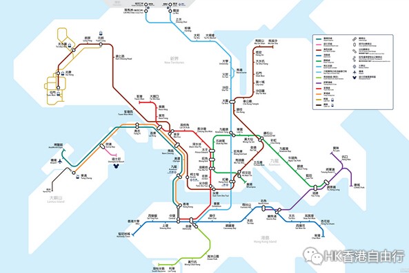 香港地铁2015年最新路线时刻表 - 香港交通