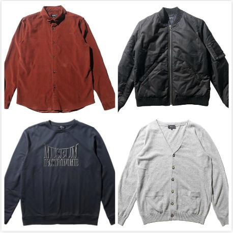 香港购物报价：A.P.C. NORMCORE STYLE 2015 S/S COLLECTION