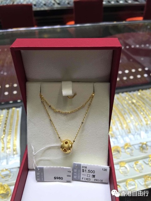 香港周大福一口价产品大量实拍图 附价格哦!