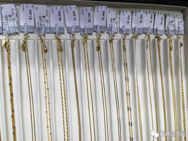 香港周大福一口价产品大量实拍图 附价格哦!