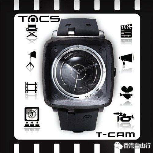 日韩明星热捧日本潮牌TACS腕表 玩尽各种设计