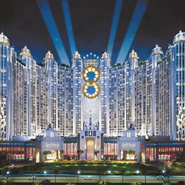 澳门再添娱乐新地标 耗资32亿美元新濠影汇开幕