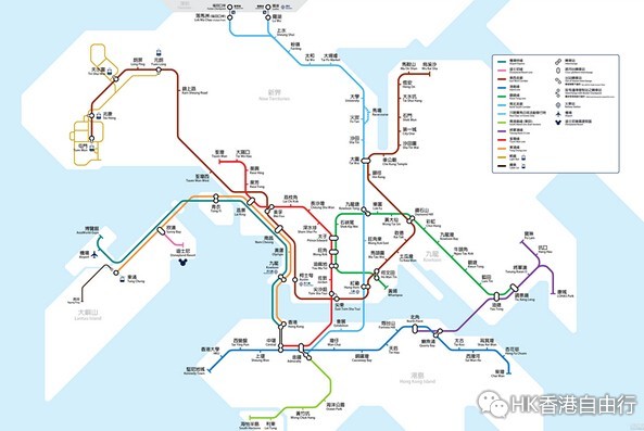 香港交通攻略大全和港铁线路指南 香港交通