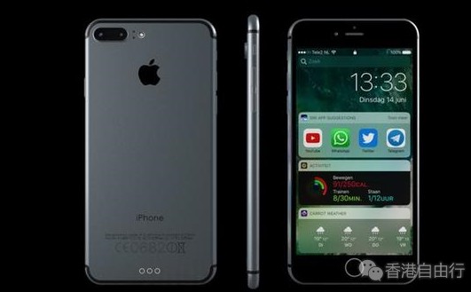 运行iOS 10的苹果iPhone 7会是这样的?