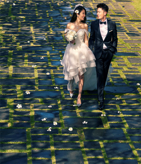 直击霍如婚礼海量图片:霍建华林心如唯美婚纱