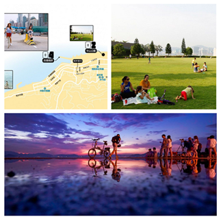 香港旅行：HK西环单车游 影码头日落 + 天空之镜