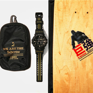 香港购物：巨强之联乘，Subcrew x Casio 联合发布粗犷强韧 GA-700