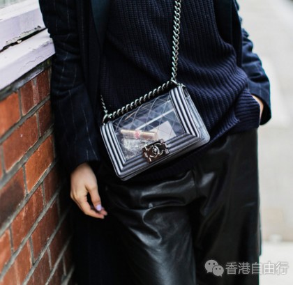 香港时尚:Chanel 在春夏系列推出透明 Flap Ba
