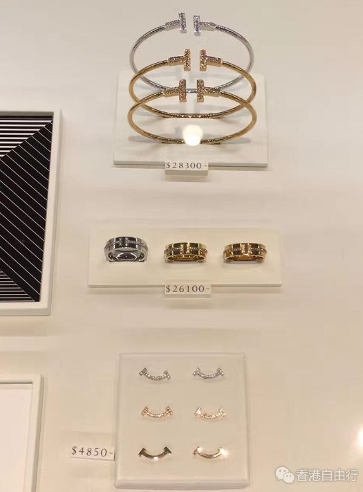 香港晒货:DFS免税店Tiffany专柜实拍价格分享