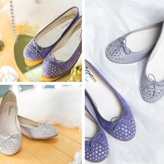 香港时尚：Repetto70周年特别版水晶芭蕾舞平底鞋 闪亮仲夏