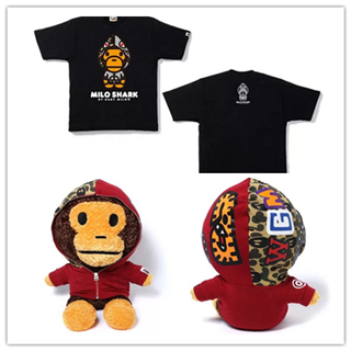 香港时尚：BAPE 推出全新「Baby Milo Camo Shark」系列