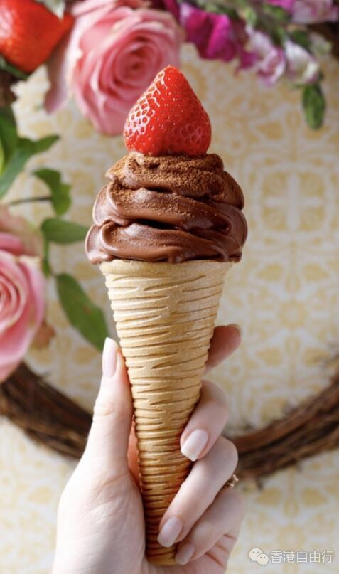 香港美食推介：i CREMERiA最新推出 日本甜王草莓巧克力冰淇淋！