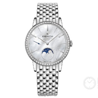 香港时尚：真力时推出36毫米Elite女士月相全钢腕表