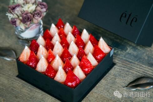 香港美食推介：日本超人气蛋糕品牌été推出全新草莓口味蛋糕