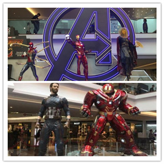 香港旅行：复仇者联盟在又一城打造了1:1雕像展览啦！