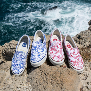 香港时尚：Opening Ceremony x Vans 全新联名 Slip-On「Toile Pack」鞋款登场