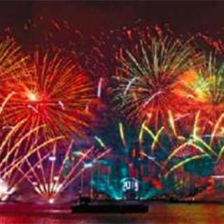 香港2019跨年烟火汇演将现“星空万花筒” 一分钟展45种图案