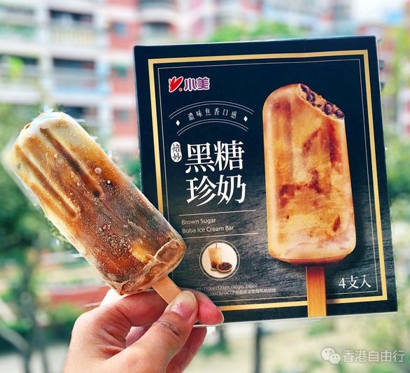 超吸引台湾全联福利中心超市推出黑糖珍珠鲜奶冰棍