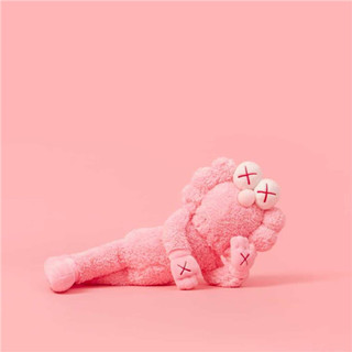 香港时尚：KAWS 宣布推出 BFF 粉红色版本毛绒公仔
