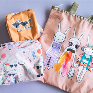 香港购物：LeSportsac乐播诗与俏皮软萌的超时髦兔子Fifi Lapin联名的手提包登场啦！