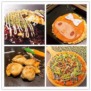 香港限定铁板烧+大阪烧放题！烧豚肉还任吃‼️