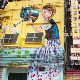 香港文艺打卡地！超美涂鸦的艺里坊壁画街！
