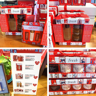 香港晒货：Fresh圣诞套装！护唇膏三支$215、玫瑰水保湿套装7折~（附实拍）