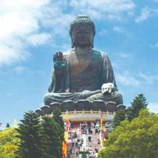 香港旅行：在翠绿的大屿山中，耸立着世界最高户外青铜坐佛 ─ 天坛大佛