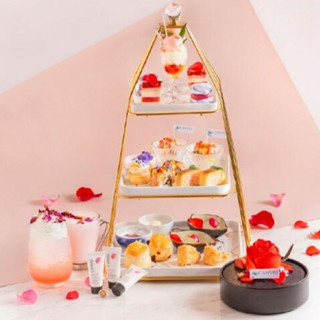 香港美食推介：帝京酒店Lion Rock推出 瑰丽仙境下午茶