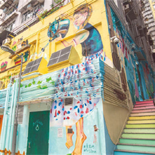 香港旅行：​​​​香港街头精美壁画 拍照好去处
