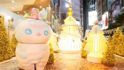 香港旅行：'Sparkling Wonderland by Pucky'时代广场圣诞气氛