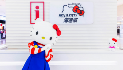 Hello Kitty“爆改”海港城，可愛值爆表