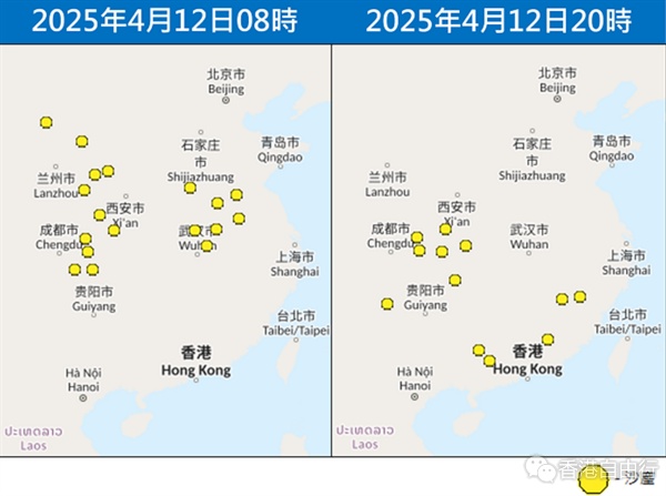 天文台：周三本港转吹偏东风　沙尘天气逐渐缓解