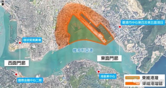 香港拟建东维港湾区，有望成新地标