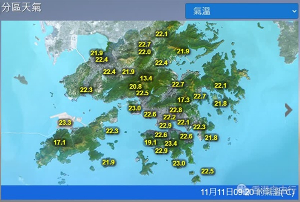 今日大致多云 最高气温25度 有一两阵微雨
