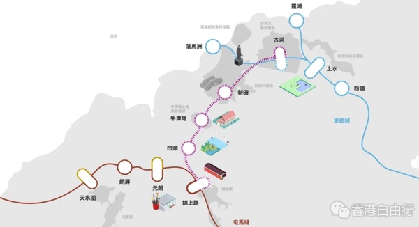 连接深圳新皇岗口岸，港铁北环线2034年前开通