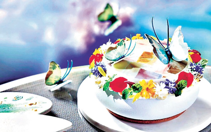 “蝴蝶之影”主题 水彩艺术吸睛