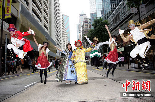 图：香港将在圣诞平安夜举行街头狂欢派对