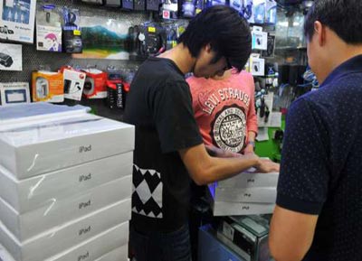 内地水货客炒起香港iPad2市场