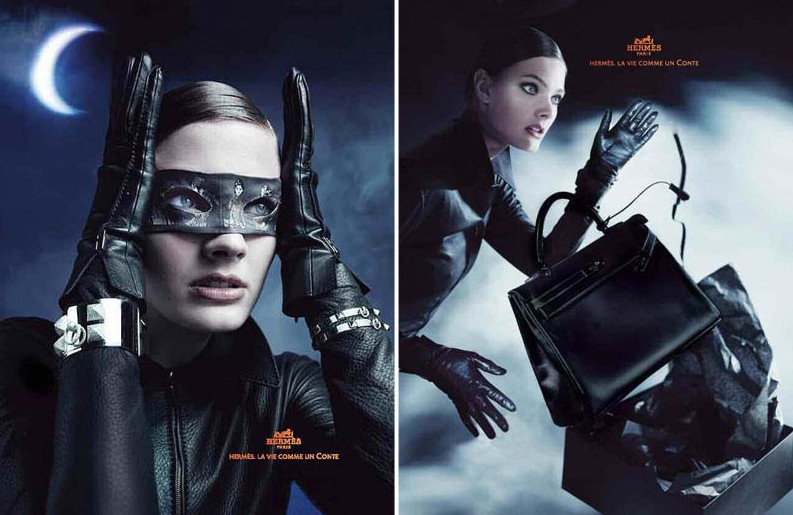 爱马仕秋冬广告大玩“钓包”