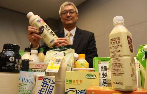 香港消委会检测豆浆产品 半数样品含基因改造豆