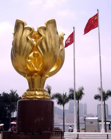 内地老翁因在香港金紫荆广场烧国旗被判囚3周