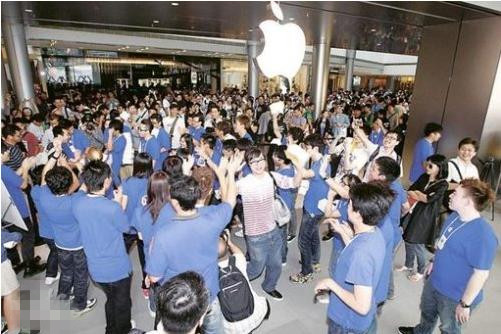 香港苹果专门店开幕 旺丁不旺财
