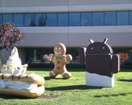 Android 4.0发布会移师香港 雕塑已入山景城