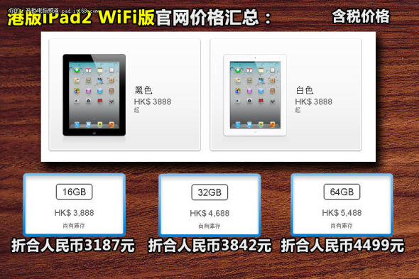 3日iPad2行情报价：16GB港行版本仅售3120元 